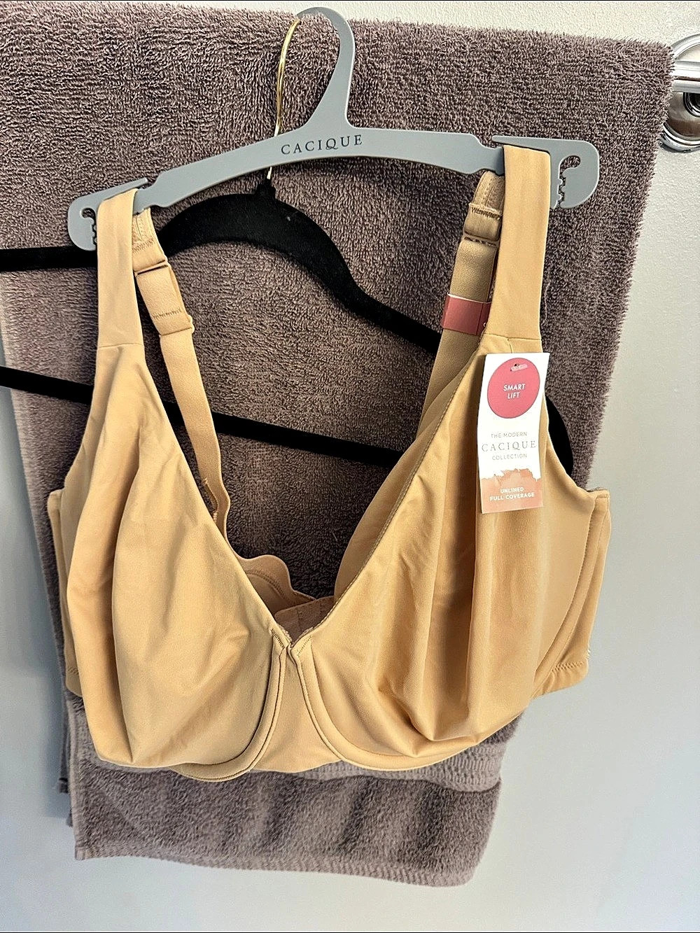 Cacique Smart Lift Unlined Full Coverage Bra Full Coverage Bra Yellow 40H